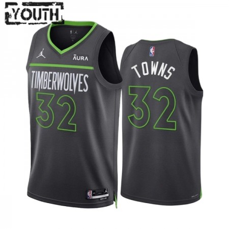 Canotte Bambino Minnesota Timberwolves Karl Anthony Towns 32 Jordan 2022-23 Statement Edition Swingman